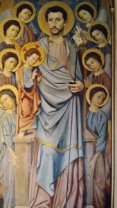 Imagen de S.José que s.Josemaria hizo pintar para un oratorio en la sede central de la prelatura (Roma)